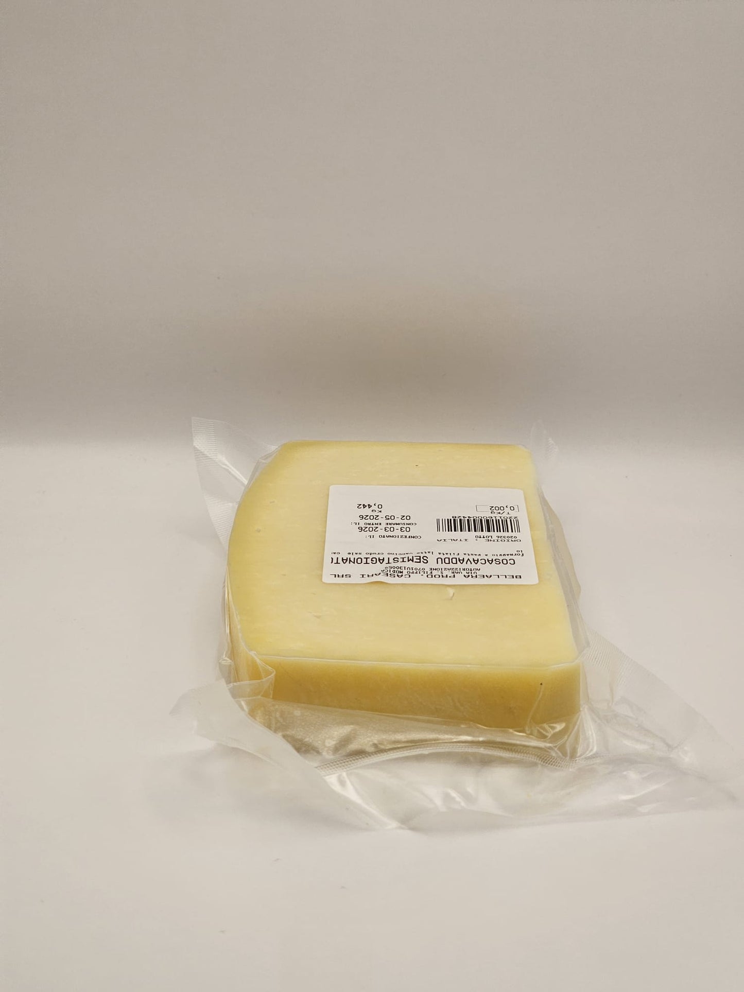 Formaggio Caciocavallo semistagionato ragusano