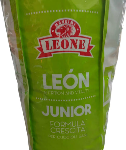 CROCCHETTE per cuccioli di cani DOG JUNIOR 15kg - LEÓN