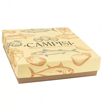 Cesta Regalo Gold 6 con 10 prodotti siciliani - Hamper 764