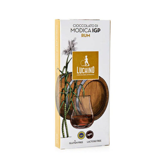 Cioccolato di Modica IGP Rum - 100 gr