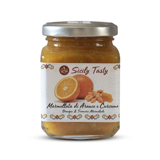 Confettura Extra di Arance e Curcuma di Sicilia - 250 gr
