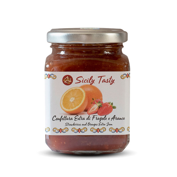 Confettura Extra di Fragole e Arance - 250 gr