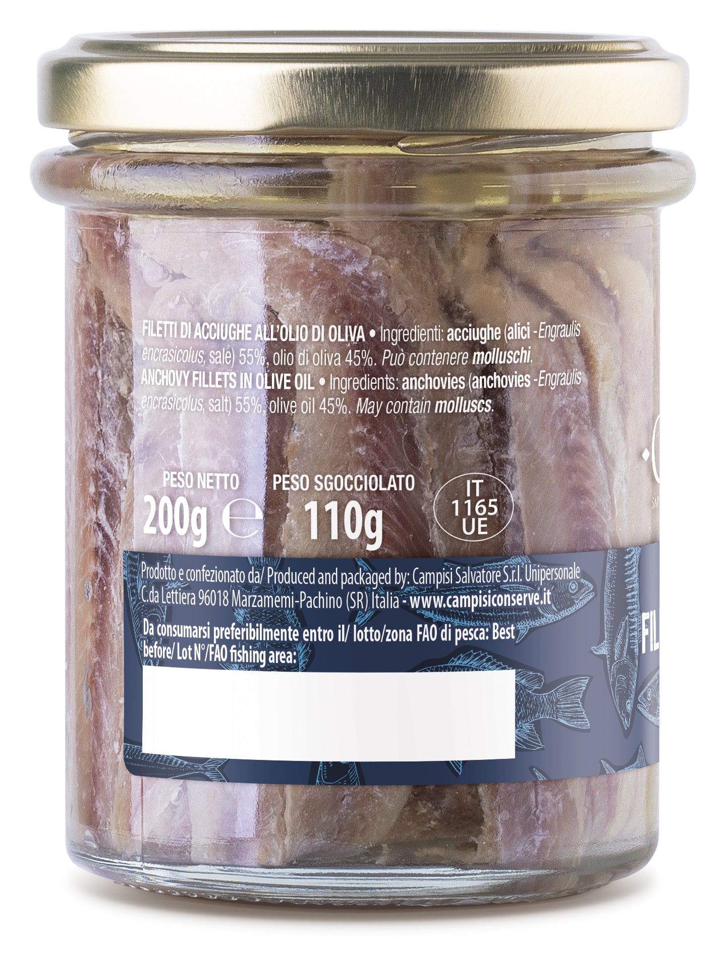 Filetti di acciughe “extra” 100g