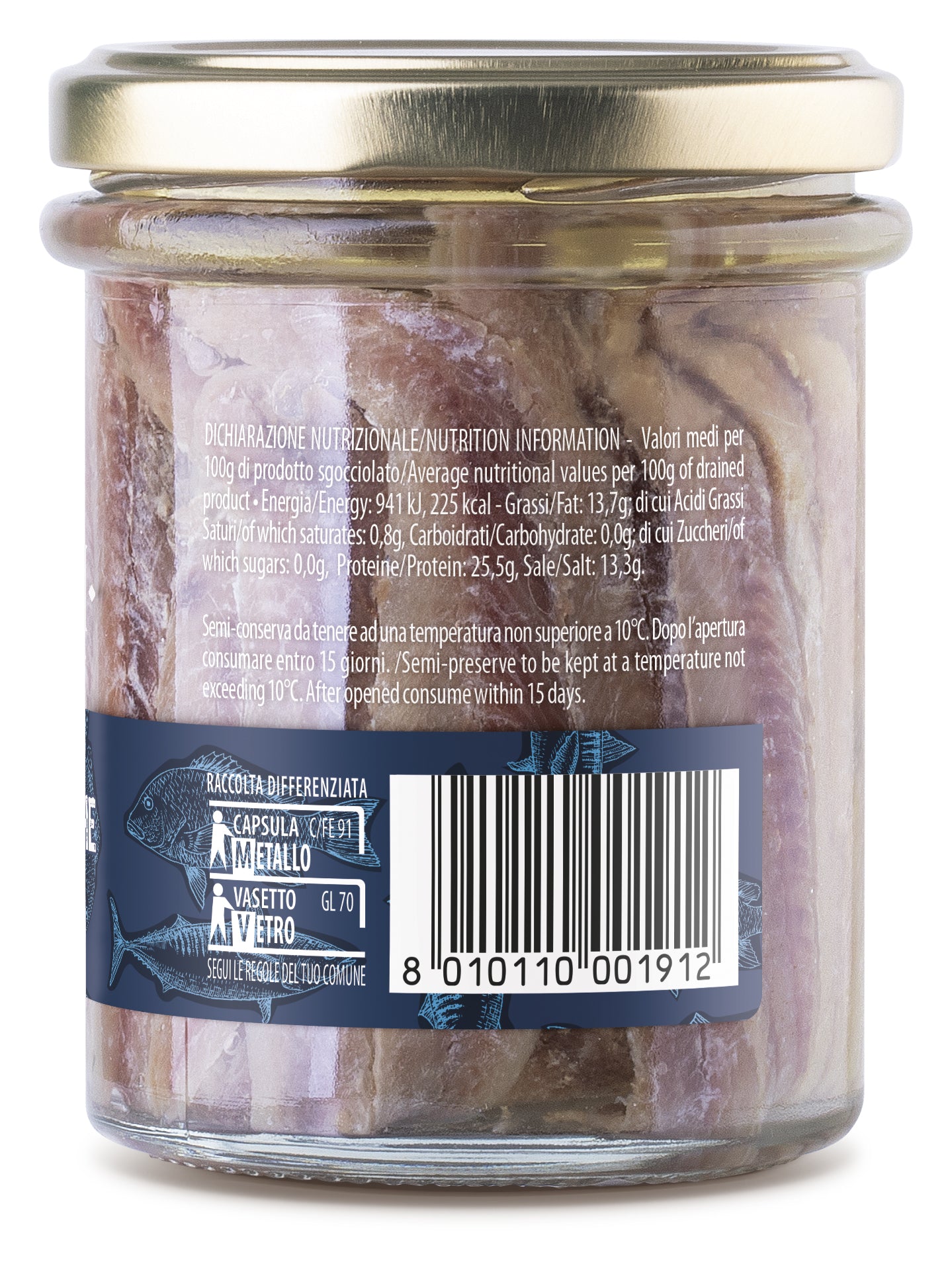 Filetti di acciughe “extra” 100g