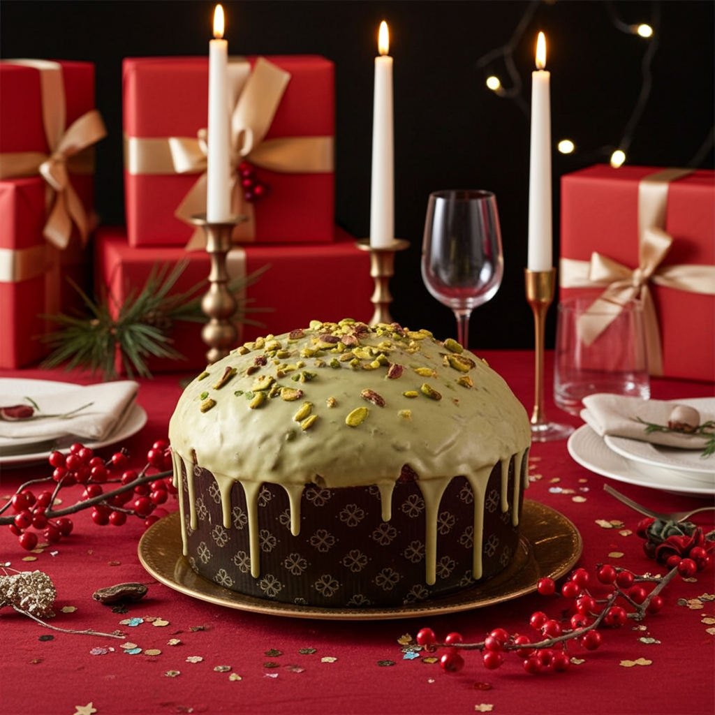 Panettone artigianale con Pistacchio siciliano