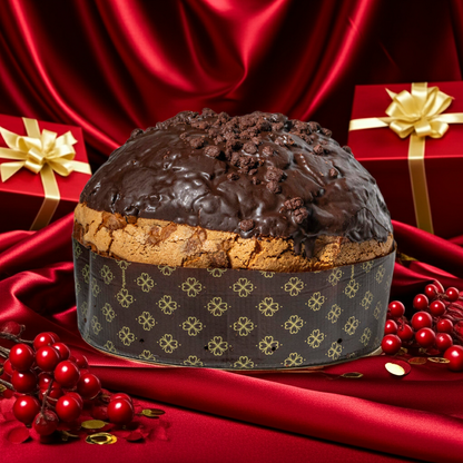 Panettone artigianale siciliano al Cioccolato fondente