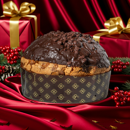 Panettone artigianale siciliano al Cioccolato fondente