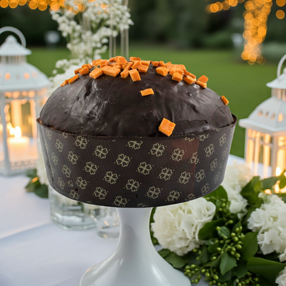 Panettone siciliano al cioccolato e arancia