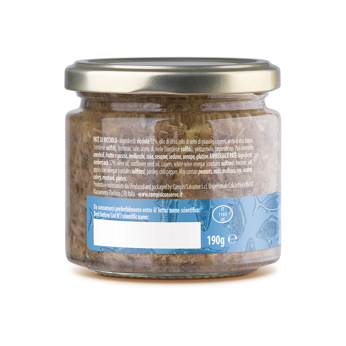 Paté di ricciola 190 g
