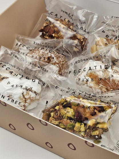 Cestino di mandorle al Cioccolato Fondente