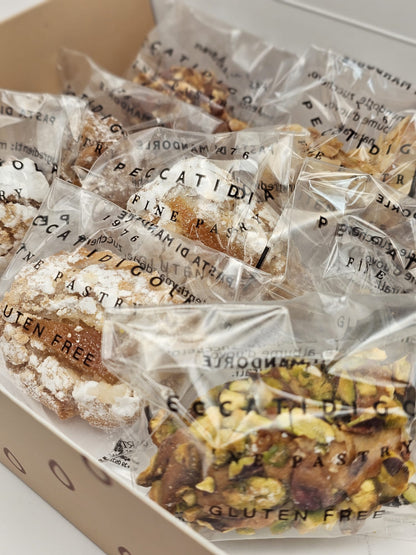 Cestino di mandorle al Cioccolato Fondente