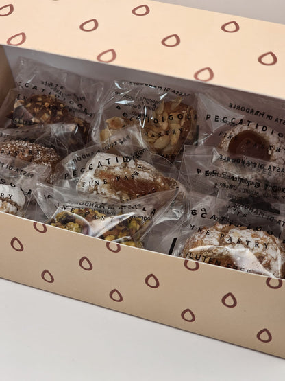 Cestino di mandorle al Cioccolato Fondente