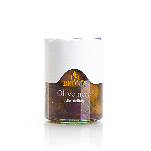 Antipasto siciliano con Olive Nere alla contadina