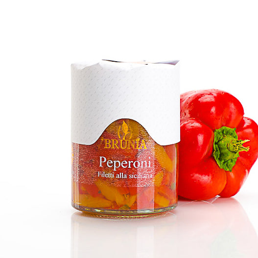 Antipasto siciliano con Filetti di Peperoni