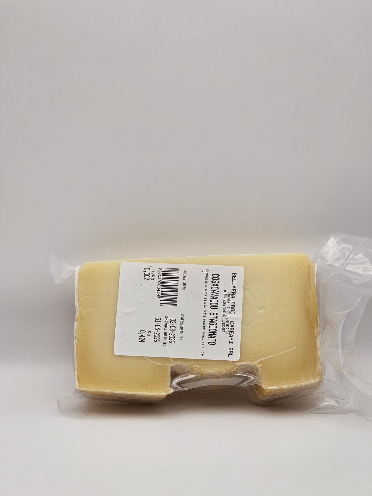 Caciocavallo stagionato ragusano